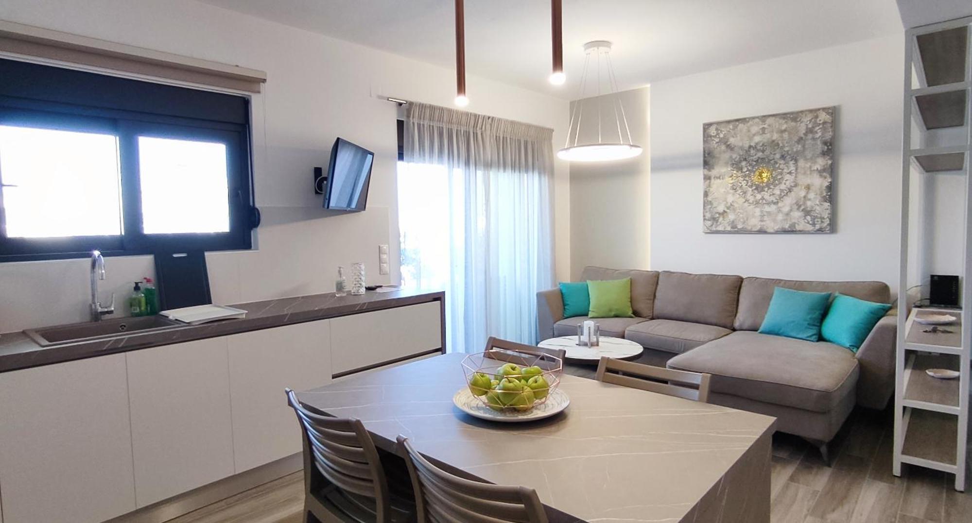 Aquadia Beach Apartment Ханья Экстерьер фото